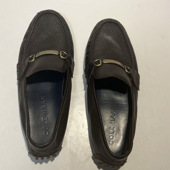 Cole Haan Slip-on Dark Brown Leather P-Town Bit Loafers Men’s 10.5” - Picture 1 of 12